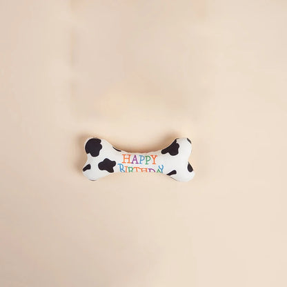 1 Pet Party Birthday Gift Voice Toy, Squeaking Sound, Daily Interaction with Dogs to Relieve Boredom